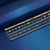 image:imageRossSimons Italian 18kt Gold Over Sterling Jewelry Set 5 Chain Braceletsyellow