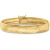image:imageRossSimons Italian 18kt Gold Over Sterling Omega Braceletno gemstone