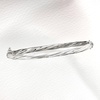 image:imageRossSimons Italian 4mm Sterling Silver Twisted Bangle Braceletno gemstone