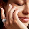 image:imageRossSimons Italian RhodiumPlated Bubble RingNo Gemstone