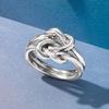 image:imageRossSimons Italian Sterling Silver Double Love Knot RingNo Gemstone
