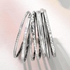 image:imageRossSimons Italian Sterling Silver Jewelry Set 7 Assorted Texture Bangle Braceletsno gemstone