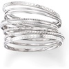 image:imageRossSimons Italian Sterling Silver Jewelry Set 7 Assorted Texture Bangle Braceletsno gemstone