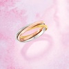 image:imageRossSimons Italian Sterling Silver and 18kt 2Tone Gold Over Sterling Petite Rolling RingNo Gemstone