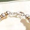 image:imageRossSimons Italian Sterling Silver and 22kt Gold Over Sterling Bead Braceletno gemstone