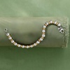image:imageRossSimons Italian Sterling Silver and 22kt Gold Over Sterling Bead Braceletno gemstone