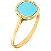 image:imageRossSimons Italian Turquoise Ring in 14kt Yellow GoldCreated Turquoise