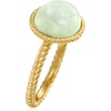 image:imageRossSimons Jade Roped Ring in 18kt Gold Over SterlingJade