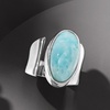 image:imageRossSimons Larimar Wrap Ring in Sterling SilverLarimar
