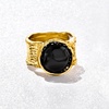 image:imageRossSimons Onyx Wide Ring in 18kt Gold Over SterlingOnyx