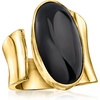 image:imageRossSimons Onyx Wrap Ring in 18kt Gold Over SterlingOnyx