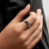 image:imageRossSimons Onyx and 225mm Cultured Pearl Ring in 18kt Gold Over Sterling