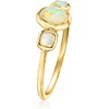 image:imageRossSimons Opal 3Stone Ring in 14kt Yellow GoldOpal
