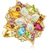 image:imageRossSimons Opal and 202 ct tw MultiGemstone Ring in 18kt Gold Over SterlingAmethyst