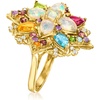 image:imageRossSimons Opal and 202 ct tw MultiGemstone Ring in 18kt Gold Over SterlingAmethyst