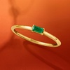 image:imageRossSimons Pure Collection 010 Carat Emerald Ring in 14kt Yellow GoldEmerald