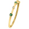 image:imageRossSimons Pure Collection Gemstone and DiamondAccented Ring 14kt Yellow GoldEmerald