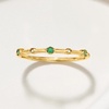 image:imageRossSimons Pure Collection Gemstone and DiamondAccented Ring 14kt Yellow GoldEmerald