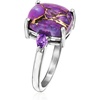 image:imageRossSimons Purple Turquoise and 20 ct tw Amethyst Ring in Sterling SilverAmethyst