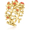 image:imageRossSimons Red Coral Ring in 18kt Gold Over SterlingCoral