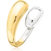 image:imageRossSimons Silver and 14kt GoldPlated Bypass RingNo Gemstone