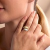 image:imageRossSimons Silver and 14kt GoldPlated Bypass RingNo Gemstone