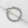 image:imageRossSimons Sterling Silver Medium Byzantine Braceletno gemstone