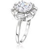 image:imageRossSimons Sterling SilverPlated Ring With 240 ct tw CzsCubic Zirconia