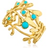 image:imageRossSimons Turquoise Reef Ring in 18kt Gold Over SterlingCreated Turquoise