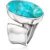 image:imageRossSimons Turquoise Wrap Ring in Sterling SilverCreated Turquoise