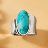 image:imageRossSimons Turquoise Wrap Ring in Sterling SilverCreated Turquoise