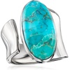 image:imageRossSimons Turquoise Wrap Ring in Sterling SilverCreated Turquoise