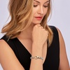 image:imageRossSimons TwoTone Sterling Silver Byzantine Braceletno gemstone