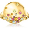 image:imageRossSimons 041 ct tw MultiGemstone Disc Ring in 18kt Gold Over SterlingAmethyst