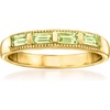 image:imageRossSimons 050 ct tw Peridot Ring in 18kt Gold Over SterlingPeridot