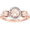 image:imageRossSimons 125 ct tw Morganite Ring With Diamonds in 14kt 2Tone GoldMorganite