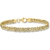 image:imageRossSimons 14kt Yellow Gold Byzantine Braceletno gemstone