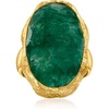image:imageRossSimons 1600 Carat Emerald Ring in 18kt Gold Over SterlingEmerald