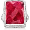 image:imageRossSimons 1700 Carat Ruby Ring in Sterling SilverRuby