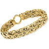 image:imageRossSimons 18kt Gold Over Sterling WovenLink Braceletno gemstone
