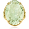 image:imageRossSimons 2000 Carat Prasiolite and 80 ct tw Peridot Ring in 18kt Gold Over SterlingPeridot