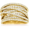 image:imageRossSimons 250 ct tw Diamond Highway Ring in 18kt Gold Over SterlingDiamond