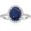 image:imageRossSimons 330 Carat Sapphire and 56 ct tw Diamond Ring in 14kt White GoldSapphire
