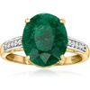 image:imageRossSimons 380 Carat Emerald Ring With Diamonds in 10kt Yellow GoldEmerald