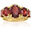 image:imageRossSimons 450 ct tw Gemstone 5Stone Ring in 18kt Gold Over Sterling