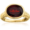 image:imageRossSimons 500 Carat Oval Garnet Ring in 18kt Gold Over SterlingGarnet