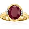 image:imageRossSimons 500 Carat Ruby Ring With Diamonds in 14kt Yellow GoldRuby
