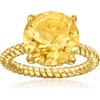 image:imageRossSimons 675 Carat Citrine Ring in 18kt Gold Over SterlingCitrine