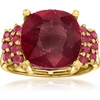 image:imageRossSimons 710 ct tw Ruby Ring in 18kt Gold Over SterlingRuby
