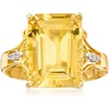 image:imageRossSimons 735 Carat Citrine Ring With White Topaz in 18kt Gold Over SterlingCitrine